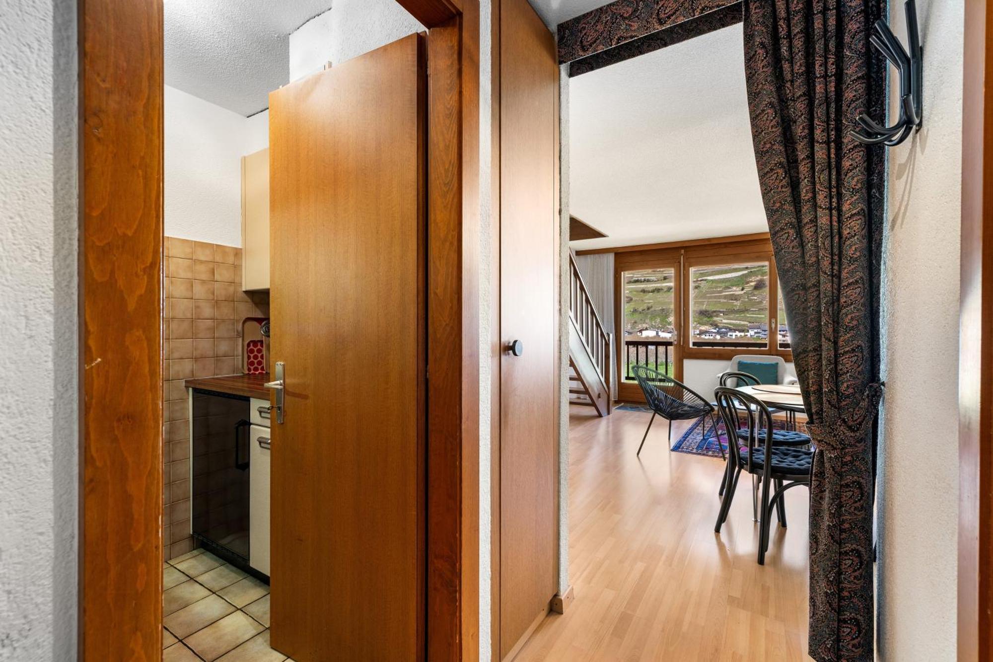 Apartamento Duplex Cosy Aux Bains De Saillon Exterior foto